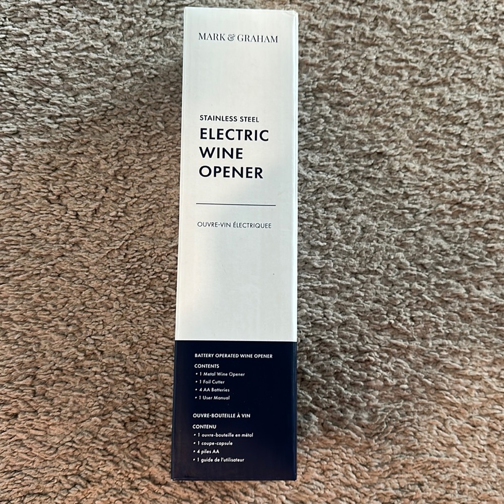 Electric wine opener